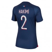 Paris Saint-Germain Achraf Hakimi #2 Domáci Ženy futbalový dres 2023-24 Krátky Rukáv